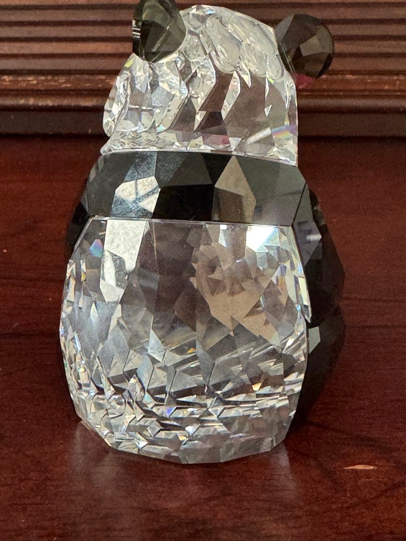 スワロフスキー　パンダ親子　フィギュリン