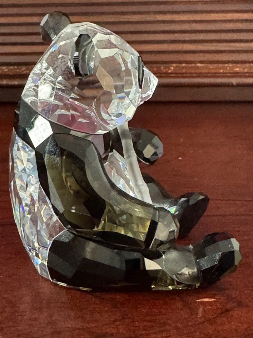 スワロフスキー　パンダ親子　フィギュリン