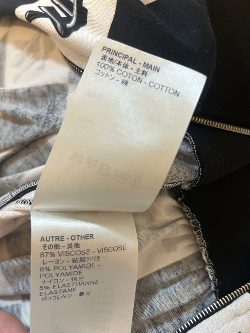 ルイヴィトン LVツイスト プリント バイマテリアル ドレス ワンピース