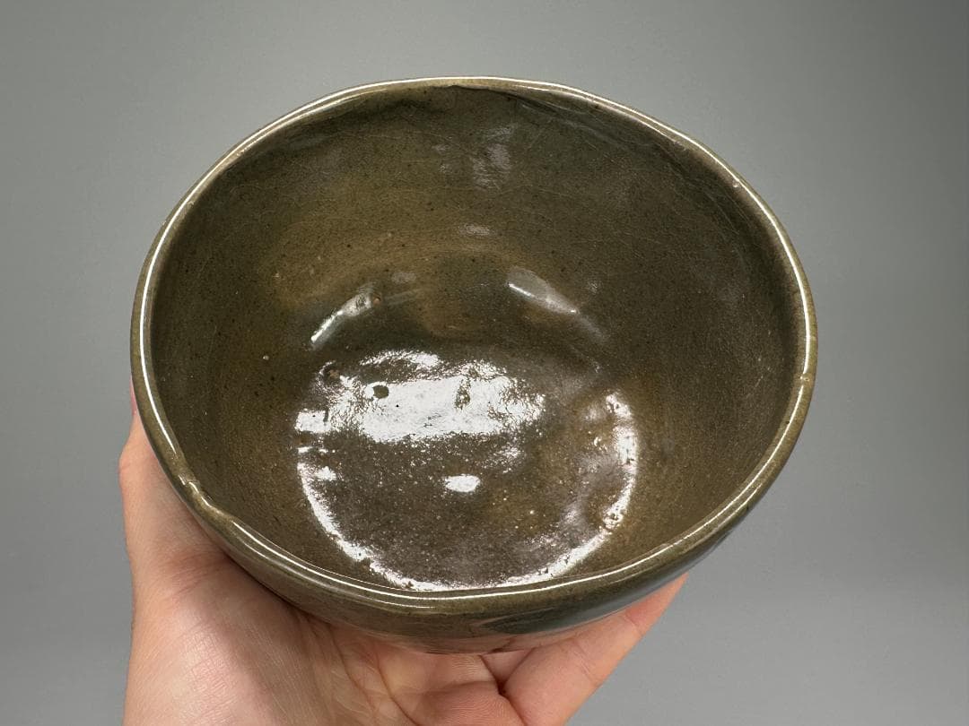 茶道具　青磁茶碗　時代茶碗　抹茶碗