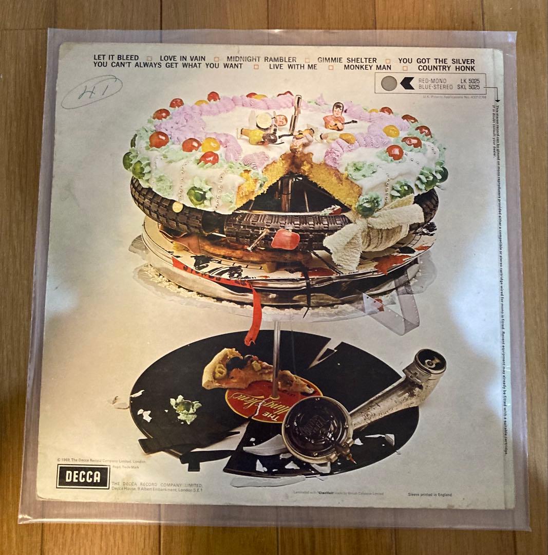 稀少UKオリジナルMono Let It Bleedローリングストーンズレコード