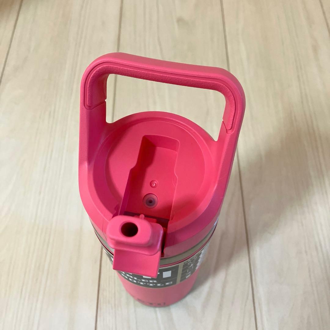 YETI タンブラー 18oz ストロー付き トロピカルピンク