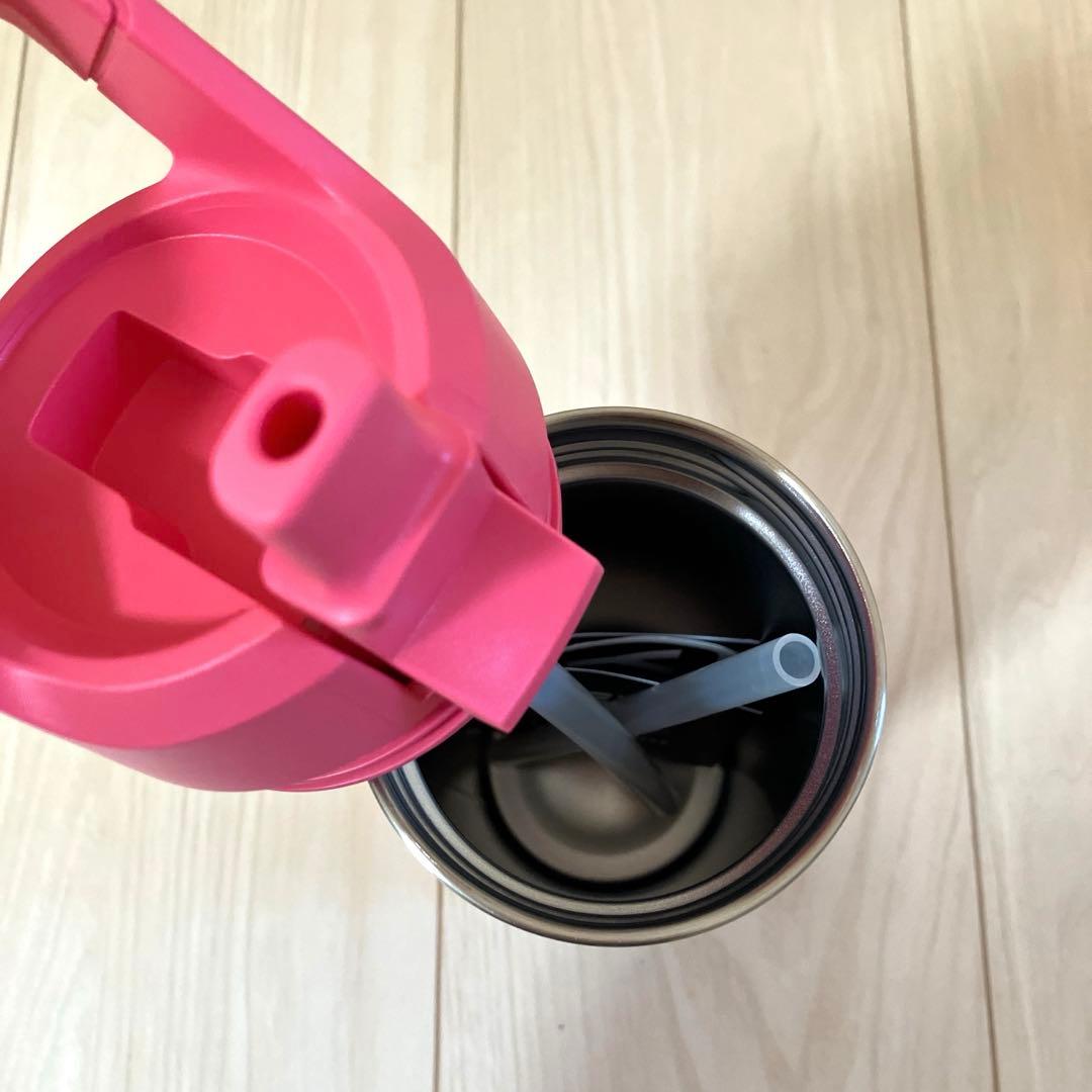 YETI タンブラー 18oz ストロー付き トロピカルピンク