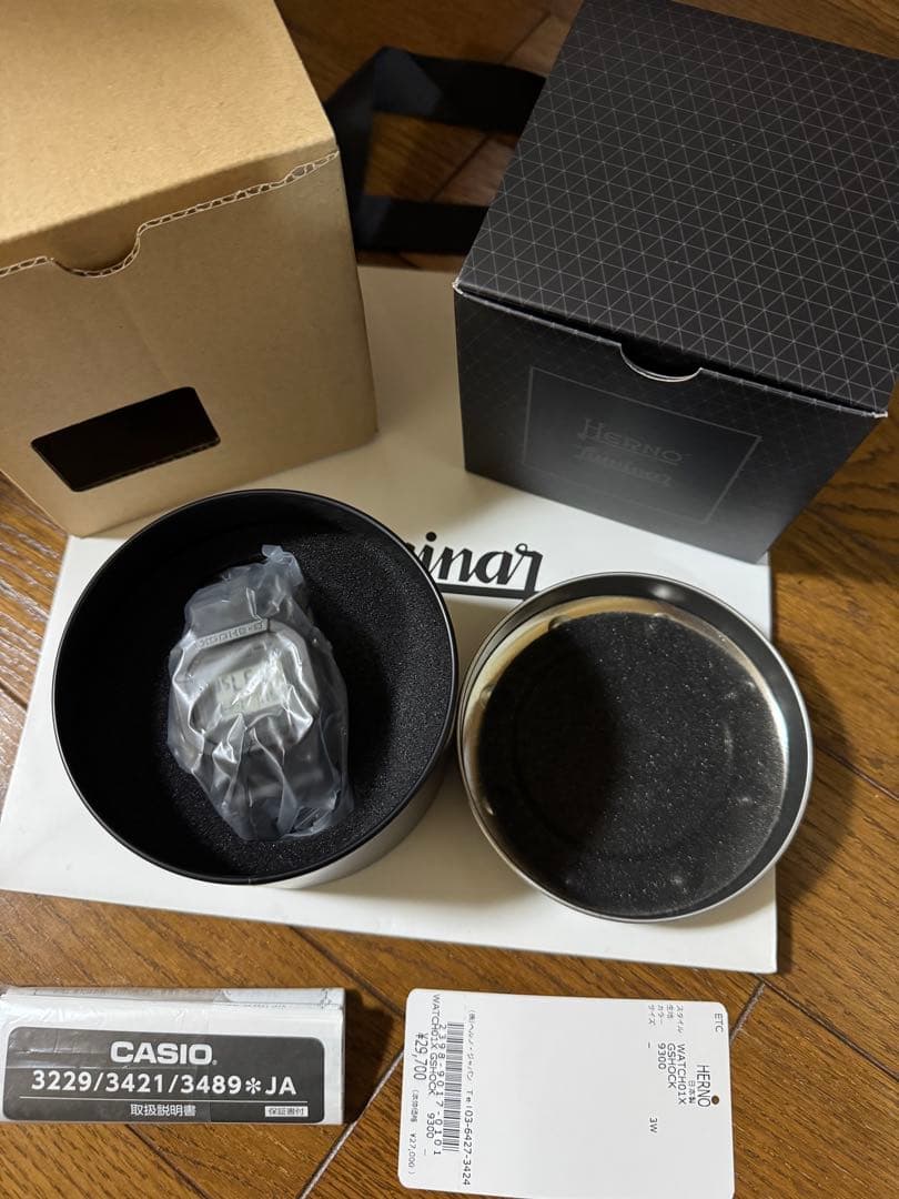 【限定】HERNO×CASIO 青山10周年記念 LaminarG-SHOCK