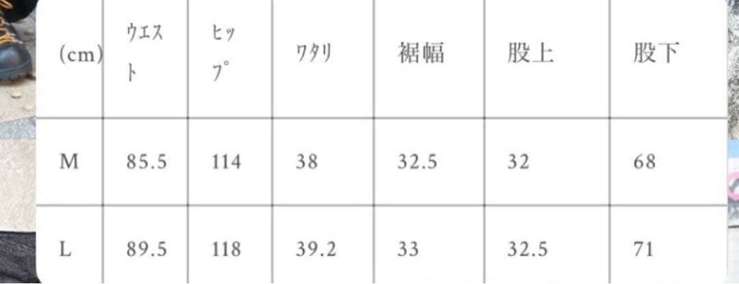 Deaile Rigid Baggy Denim リジット バギー M