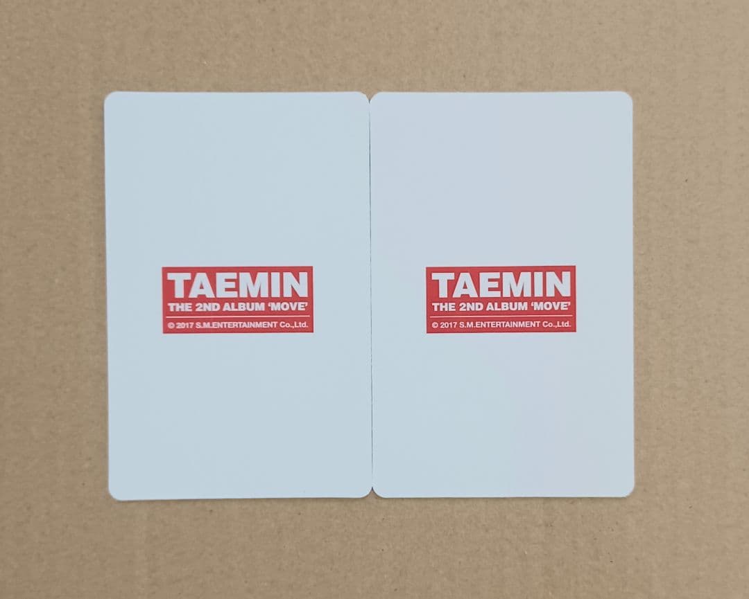 SHINee　トレカ　テミン　公式グッズ　MOVE