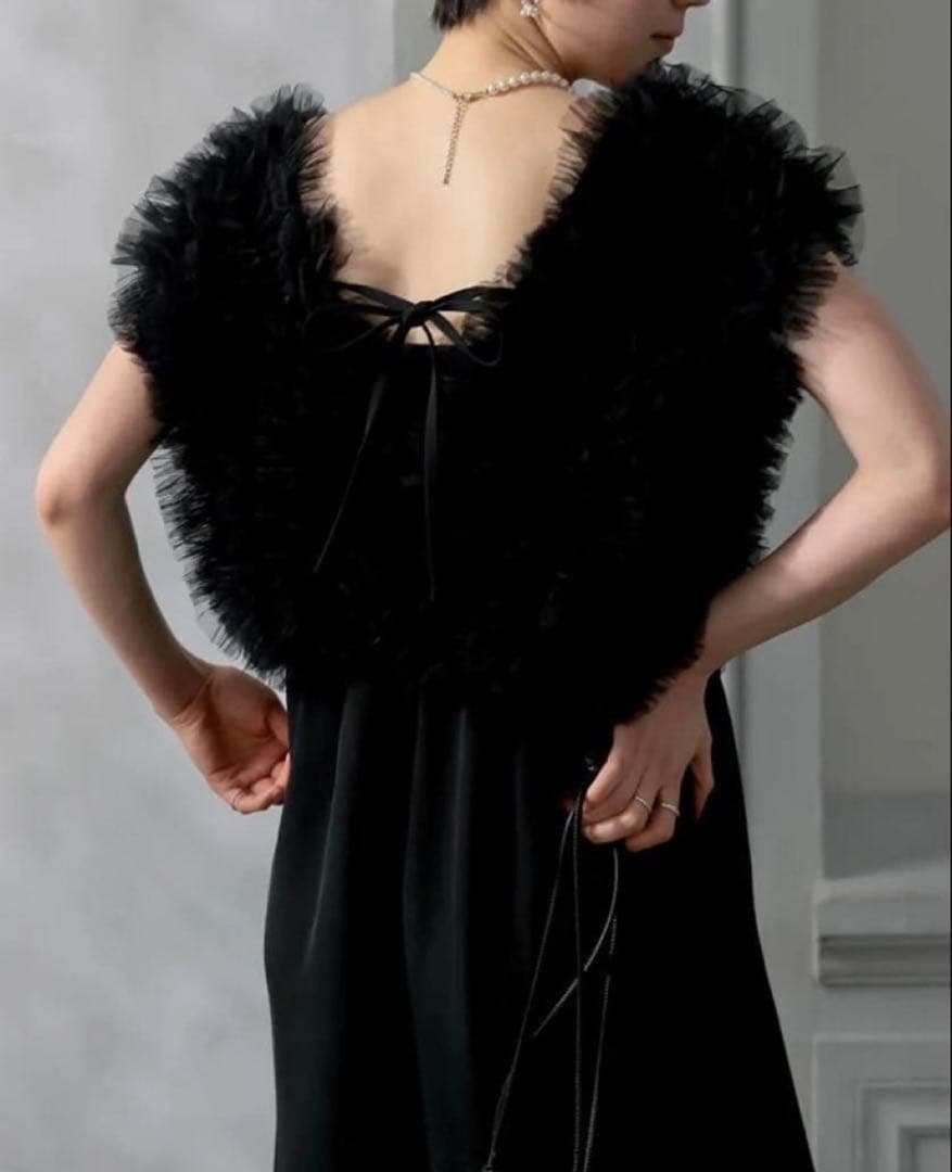 MEISM チュールフリルドッキングオールインワン オケージョン Mサイズ