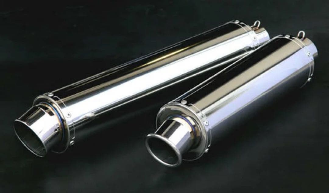 専用Realize 汎用サイレンサー 90φ×300mm 60.5φ スラッシュ