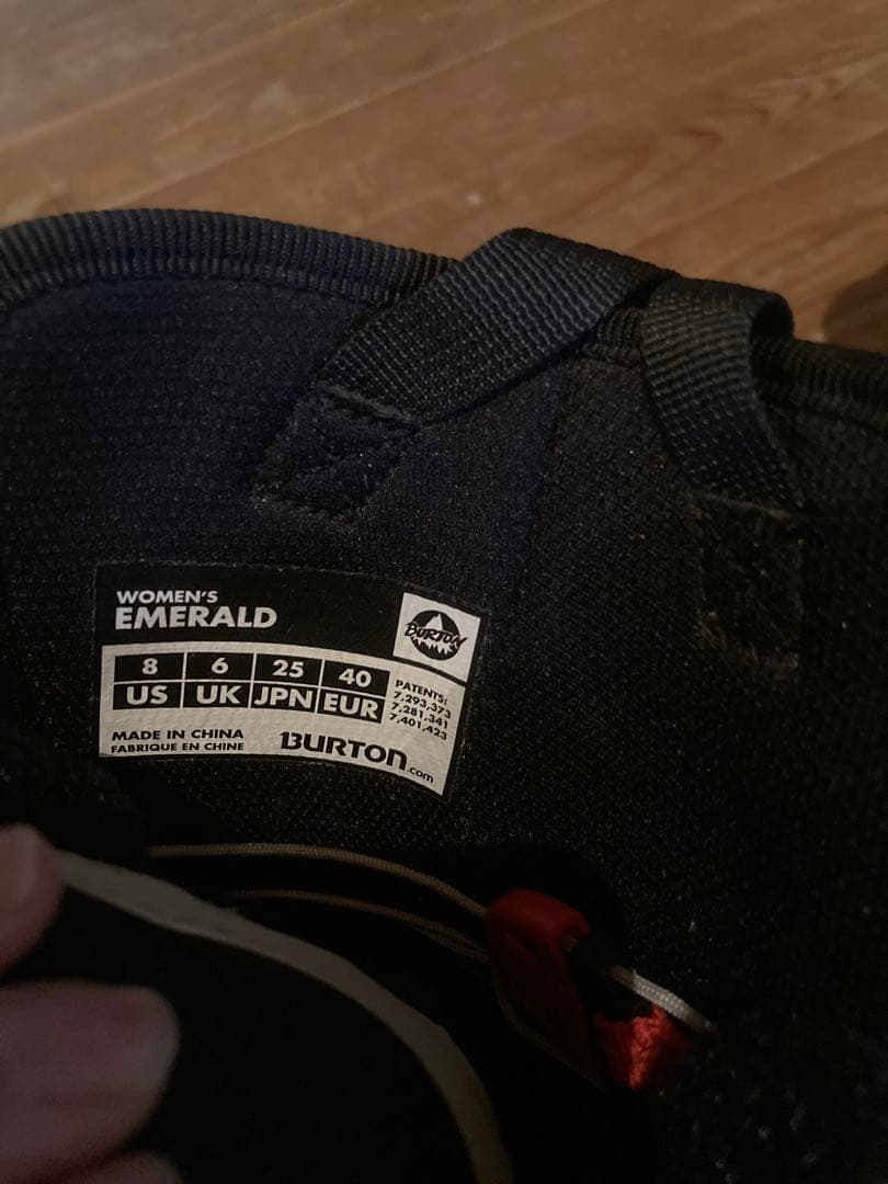 Burtonスノーボードブーツ25センチ
