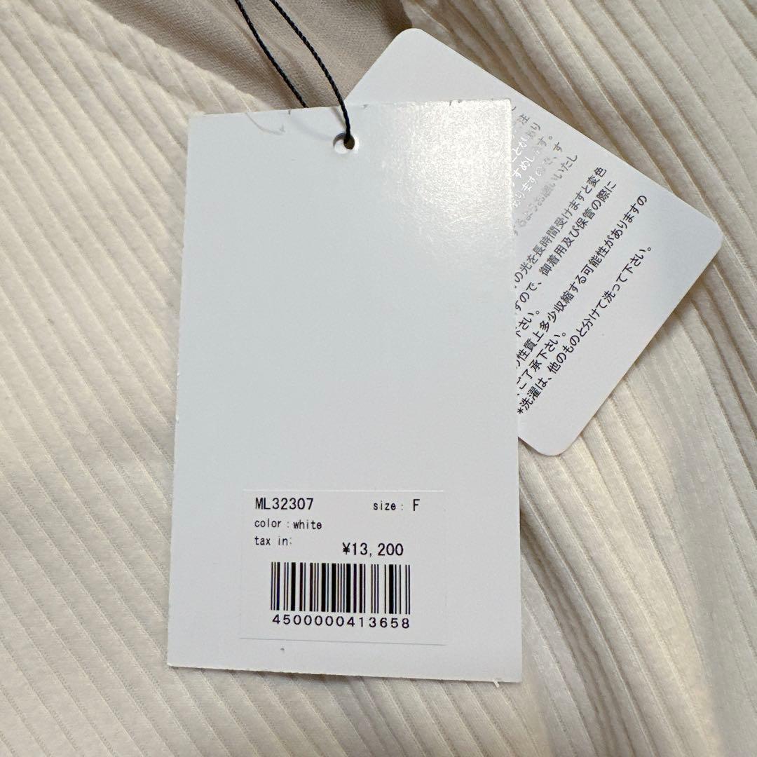 未使用 Melt the lady wide fur mini dress