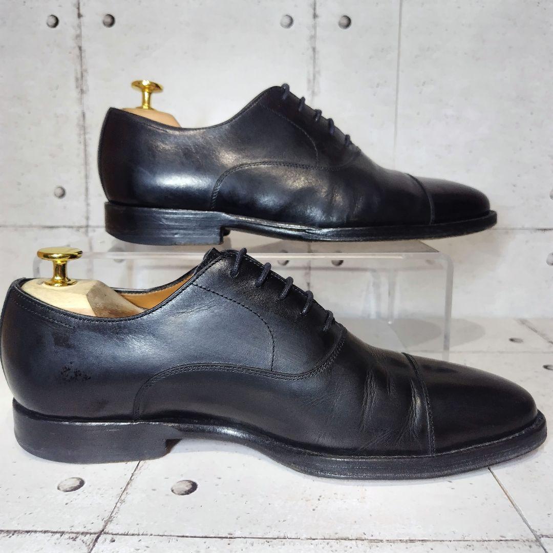 ジャランスリワヤ 11120 黒 ストレートチップ 内羽根 革靴 26cm