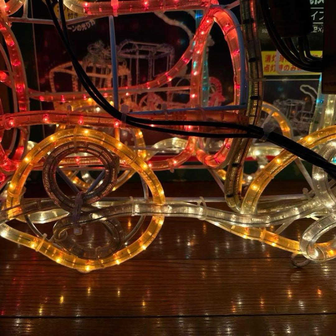 3D汽車 クリスマスイルミネーション ガーデンモチーフライト