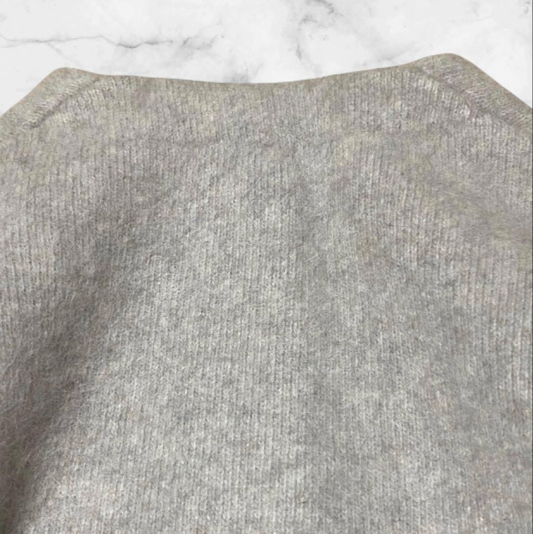 新品✴︎タグ付き【ELENDEEK】ラクーン　ミックスダブルカーディガン 02 M