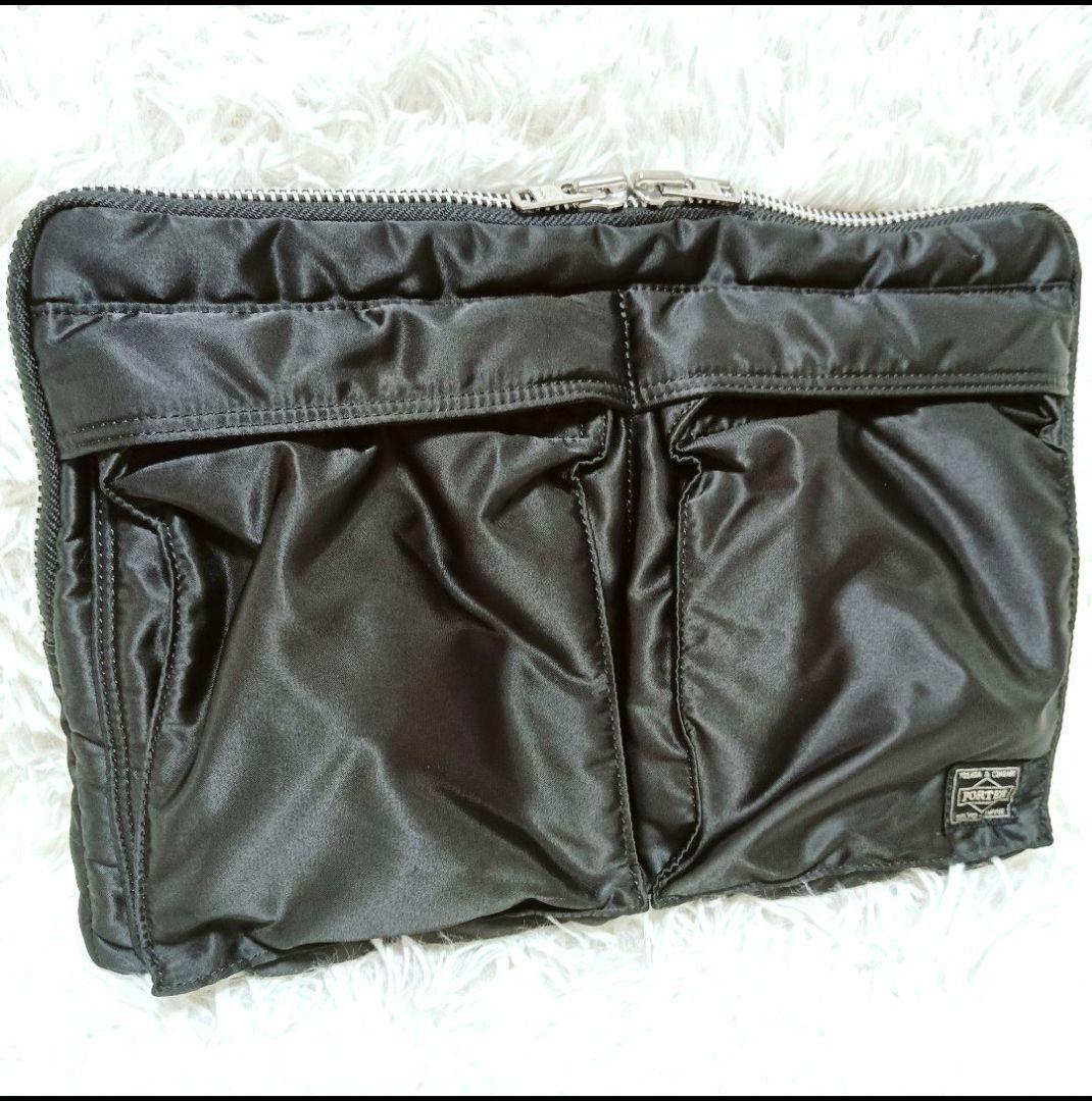 【極美品】ポーター タンカー ドキュメントケース 黒 ブラック