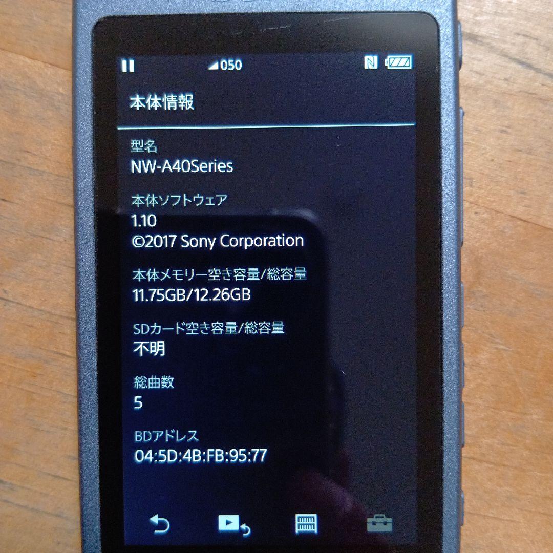 p*o様 SONYウォークマンNW-A45 16GB
