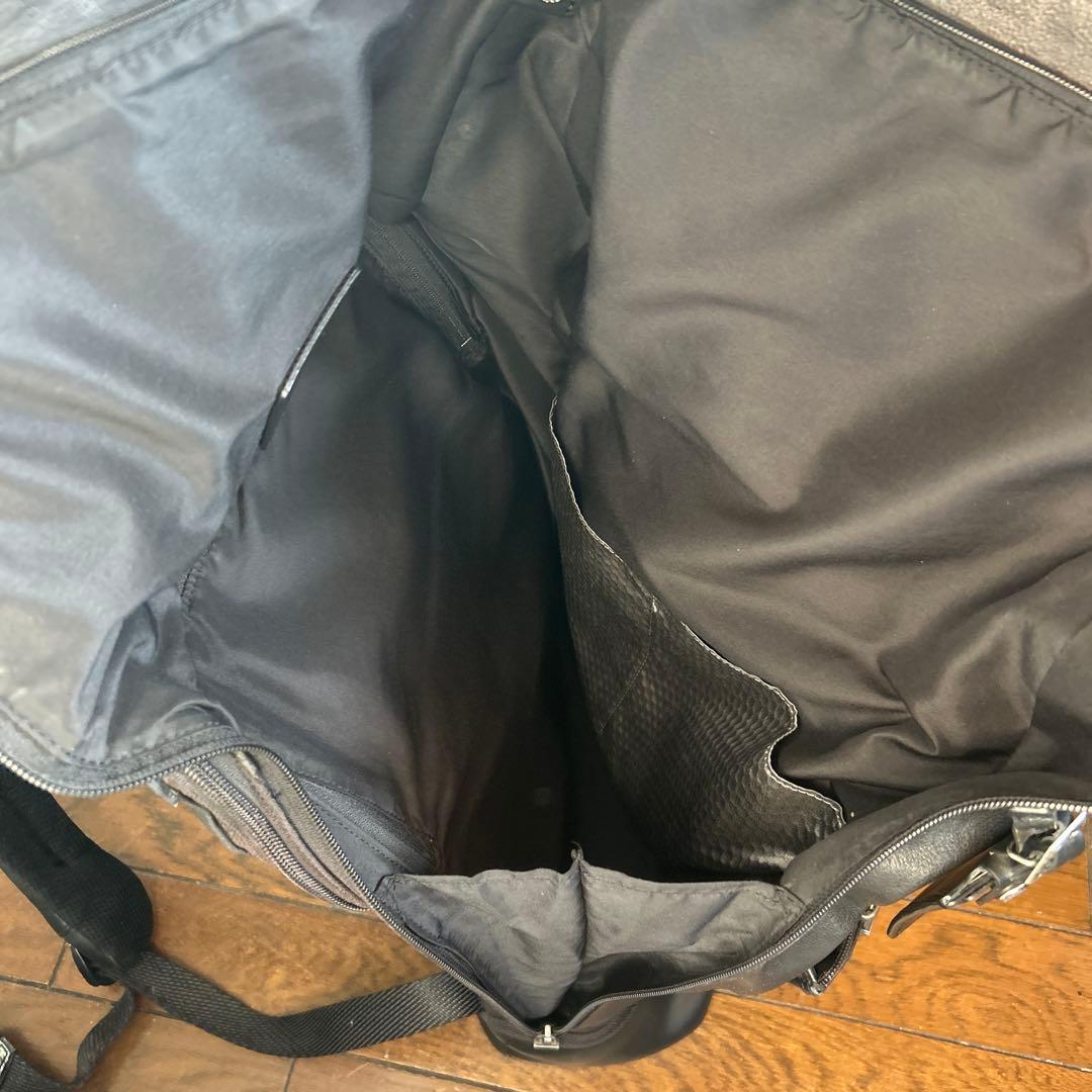 TUMI トゥミ ロールトップ レザー リュック ビジネスリュック 送料込