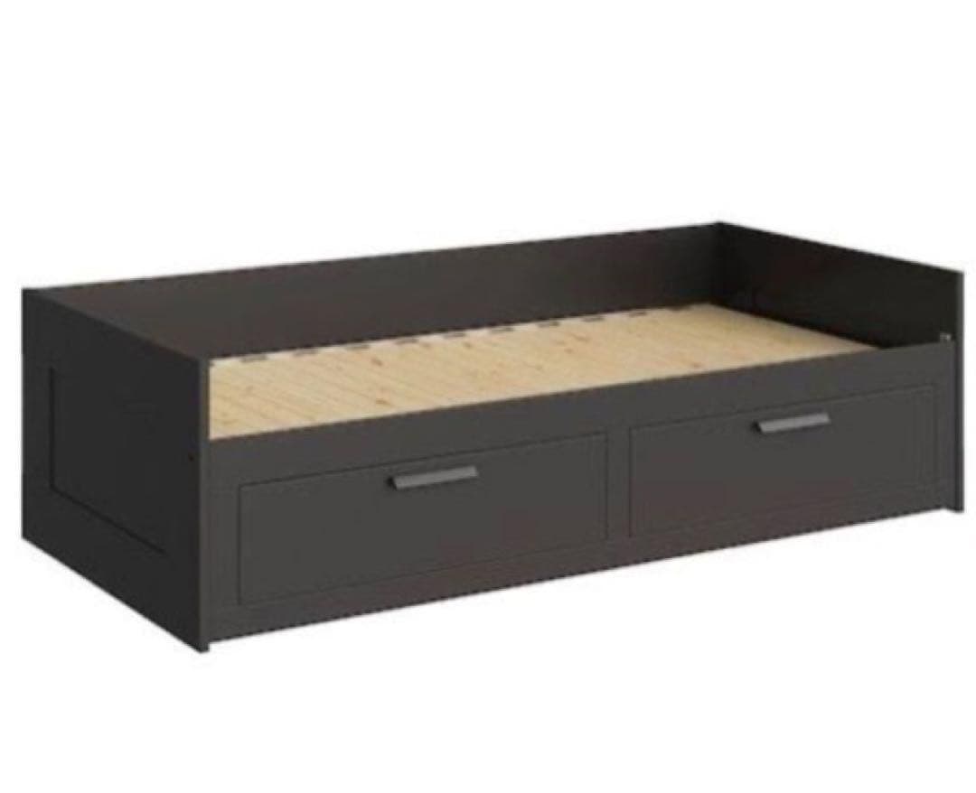 【横浜市引取】IKEA ブリムネスベッド　ブラック