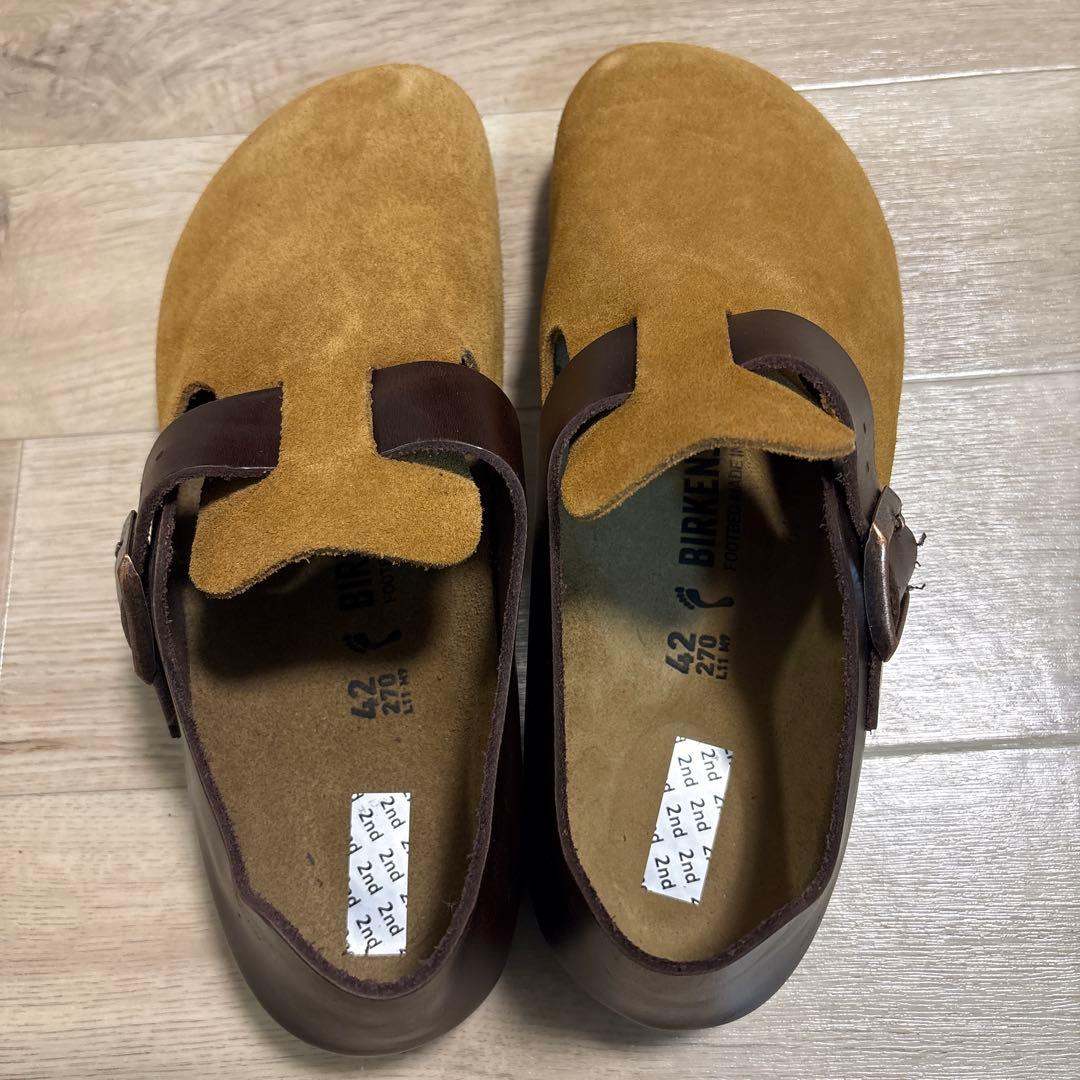 【試着のみ】ビルケンシュトック　ロンドンレザー　メンズ　27cm ナロー