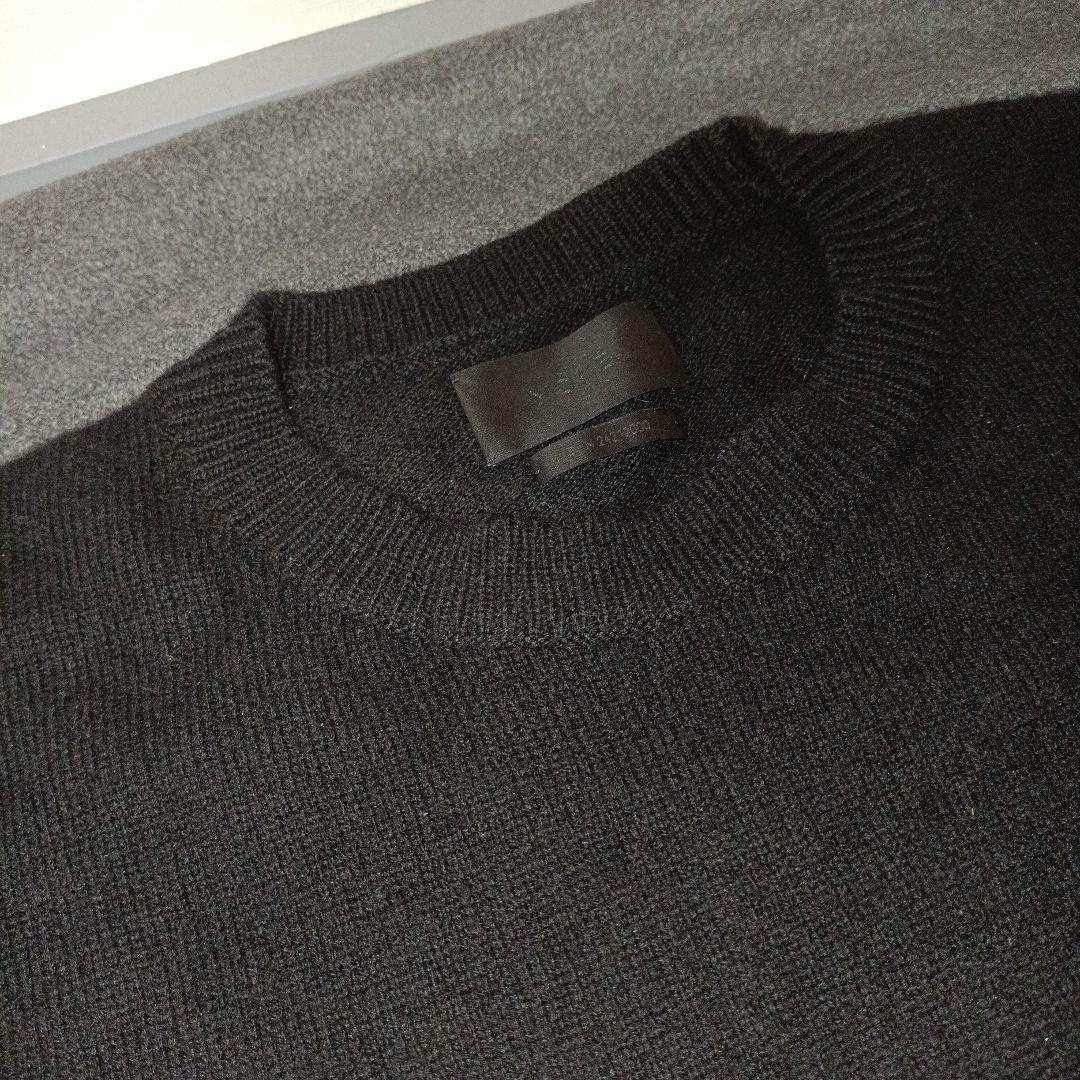 最安値 ヨーク 24FW PAINTED ELBOW PATCH SWEATER