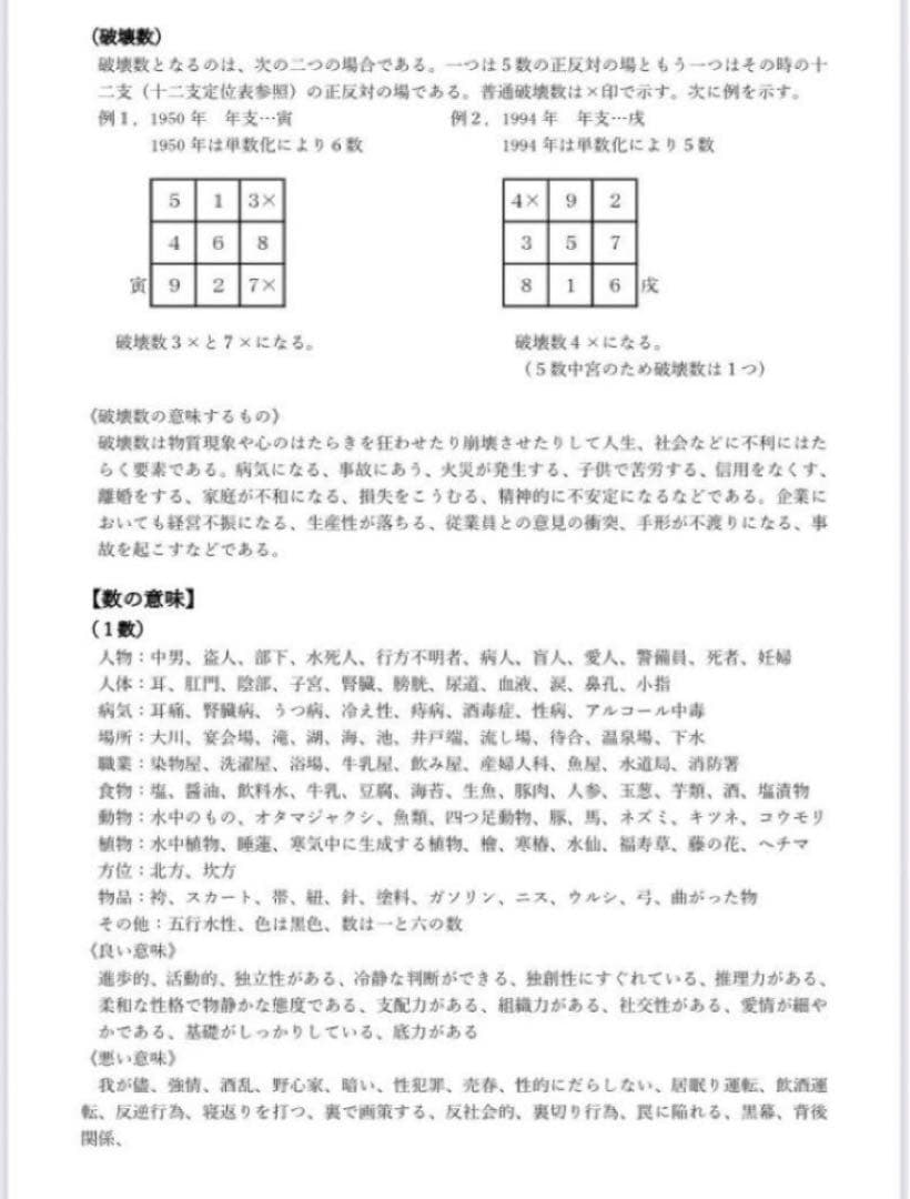 新品未使用　萬年暦　四柱推命　姓名判断　占い　九星気学