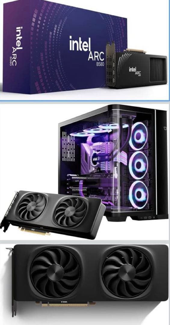 新品未開封　Intel ARC B580 グラフィックボード