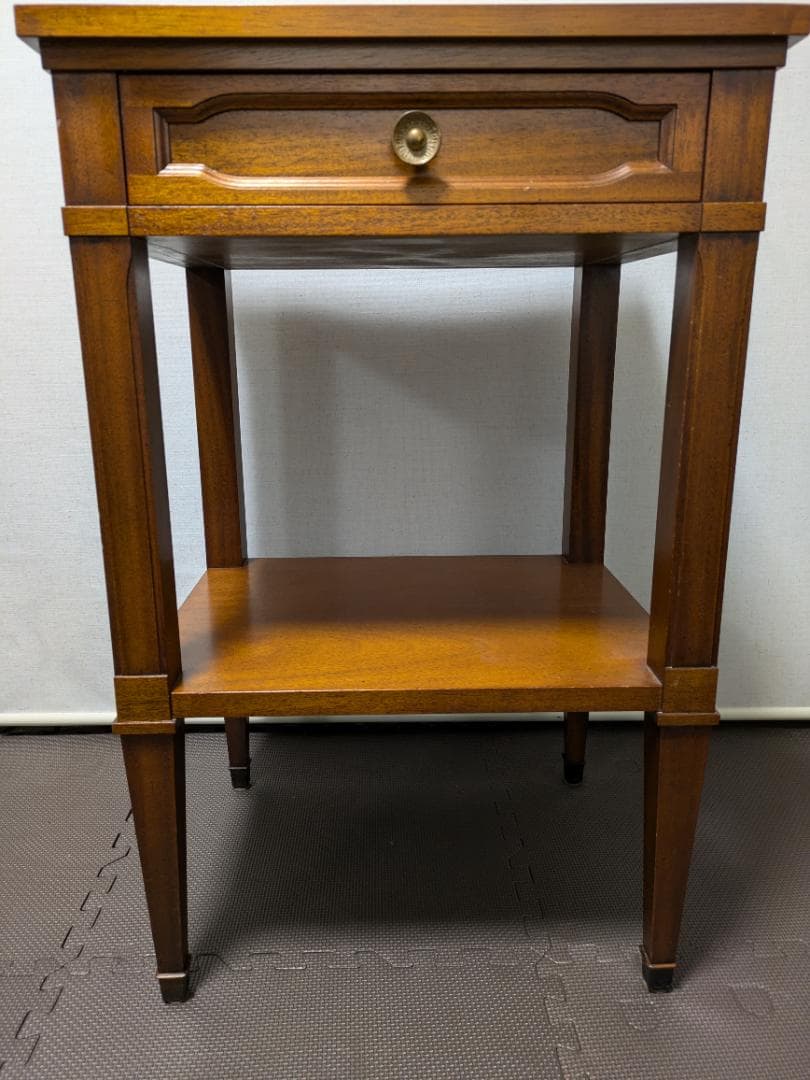 EJK39 ドレクセルヘリテイジ トライユン サイドテーブル 電話台 マホガニー