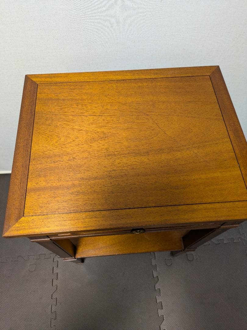 EJK39 ドレクセルヘリテイジ トライユン サイドテーブル 電話台 マホガニー