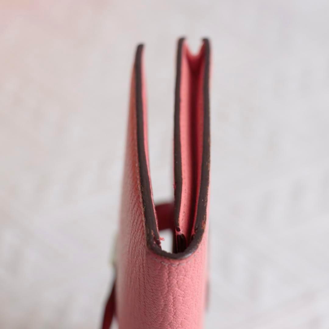 美品！Hermes エルメス　ベアンスフレ　ローズ　ピンク　長財布　ウォレット