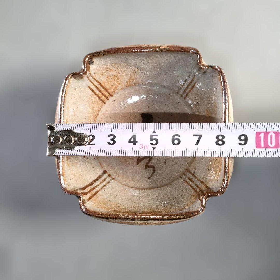 A1377-5/十三代中里太郎右衛門窯/絵唐津向付6客/共箱/銘々皿/懐石道具/