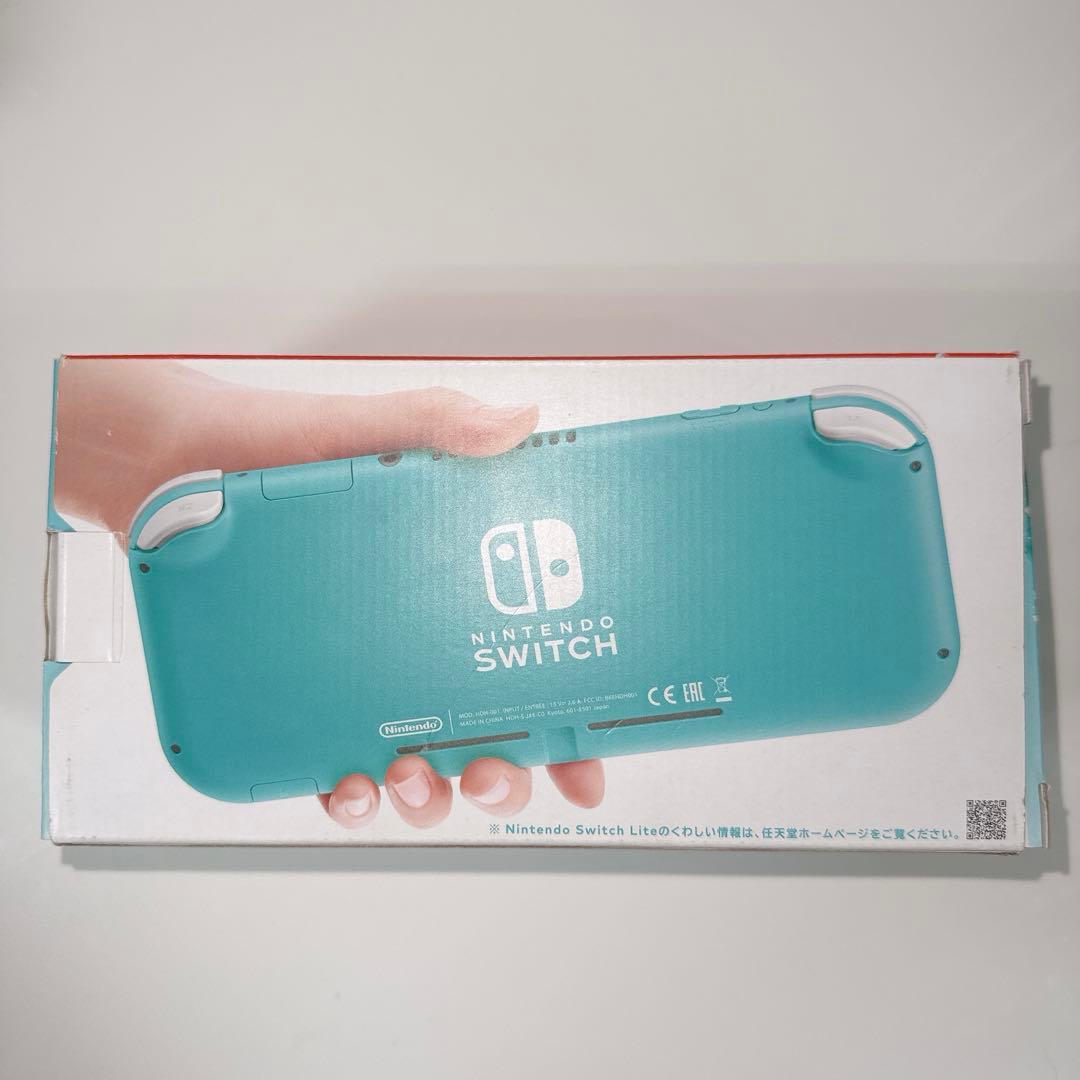 【本体美品】Nintendo Switchライト ターコイズ 箱 純正充電器付き