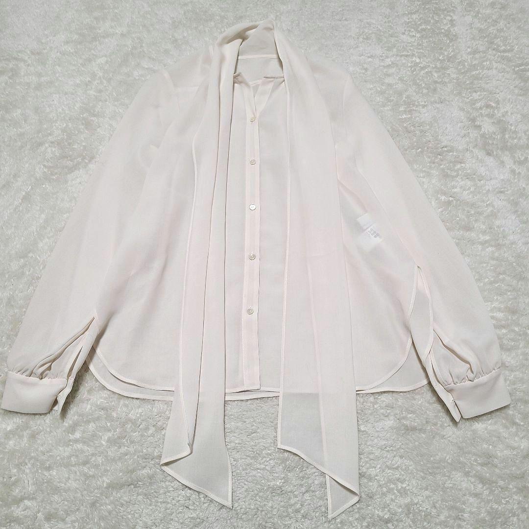 【美品】2024年製　ガリャルダガランテ　フィネスボウタイブラウス　とろみ素材