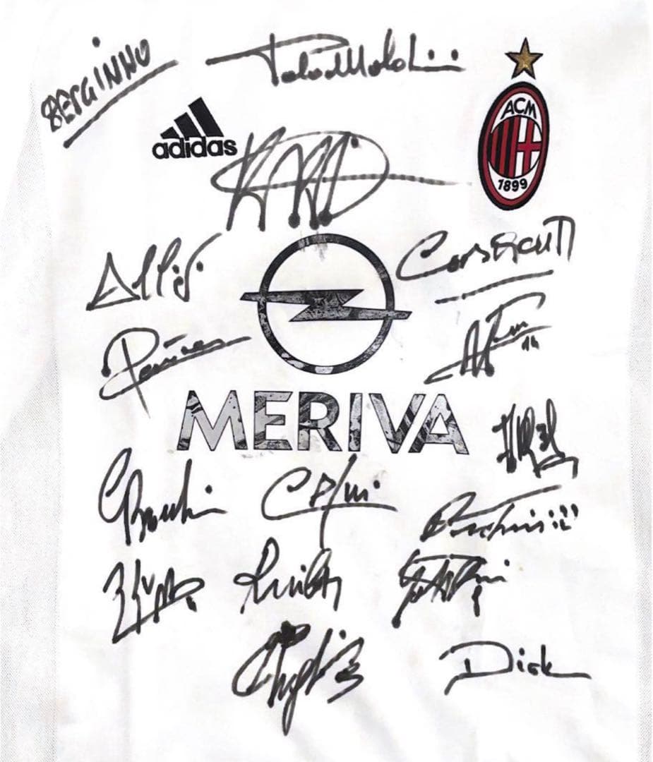 卡*特様 ACミラン 2003-04 シーズン直筆サイン入りユニフォームカカマル