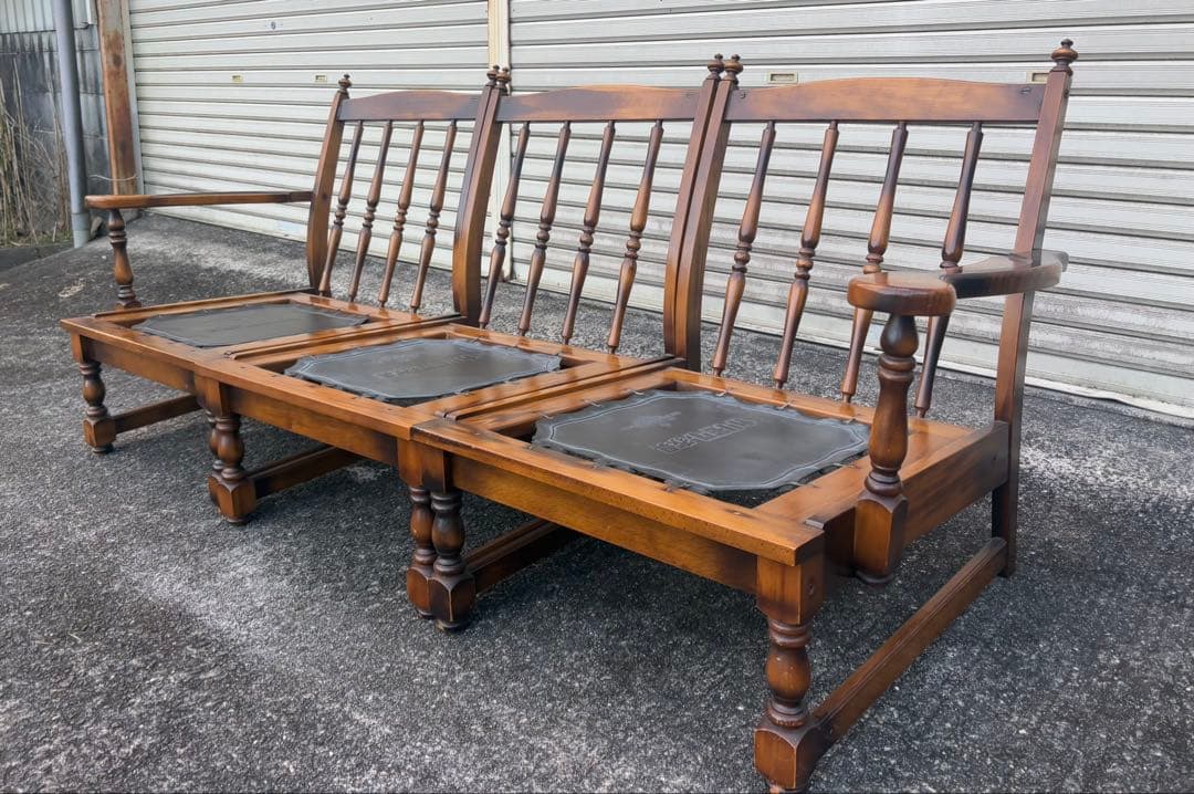 オールドKarimoku家具3コロニアルシリーズ カリモクソファ値下げ！