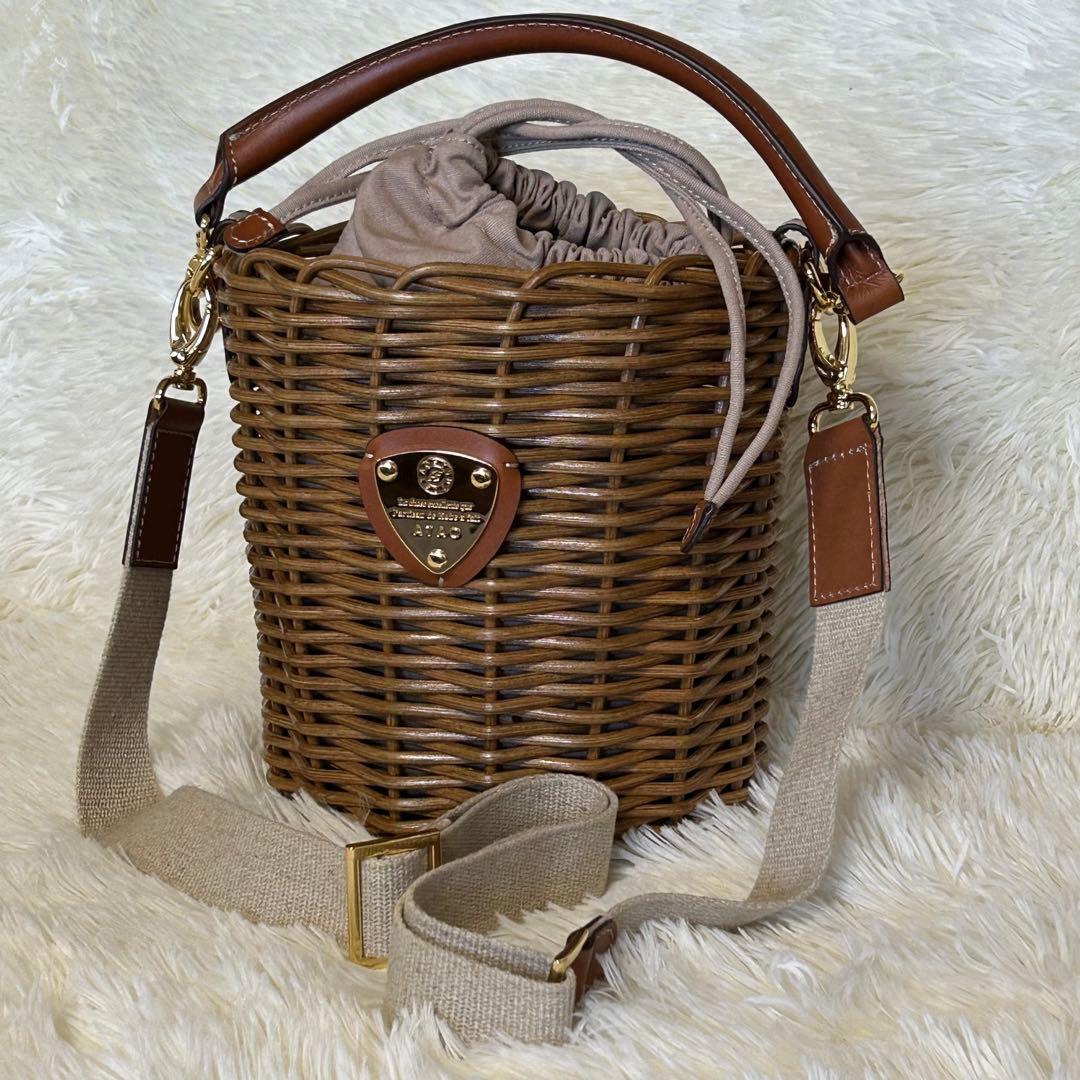 【美品】ATAOアタオ　かごバッグ　ブリーゼ