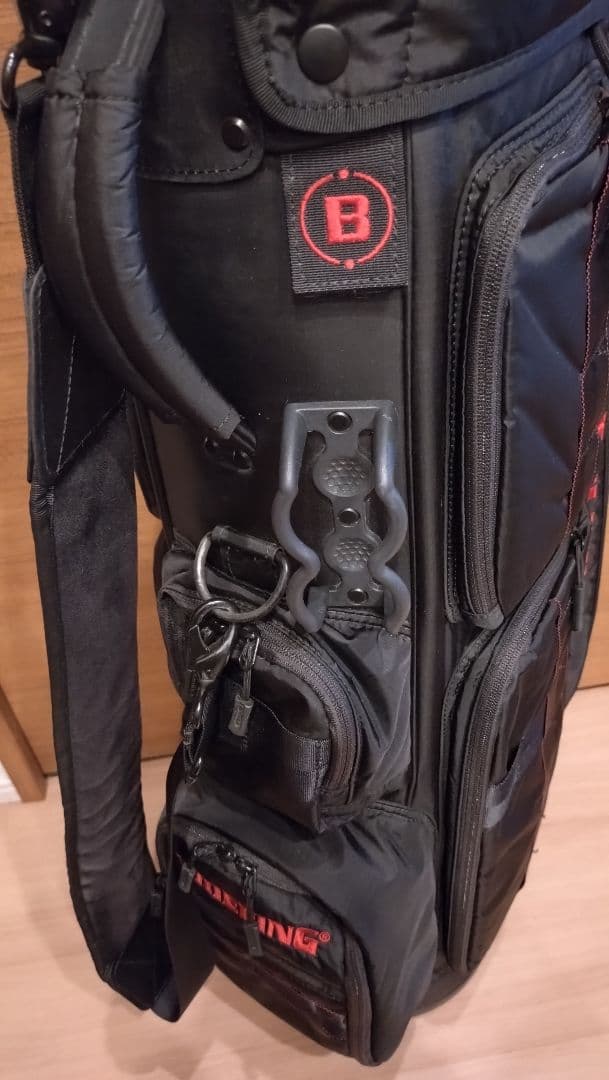 BRIEFING■キャディバッグ/CR-6/ブラック■8.5口径/カート型 軽量