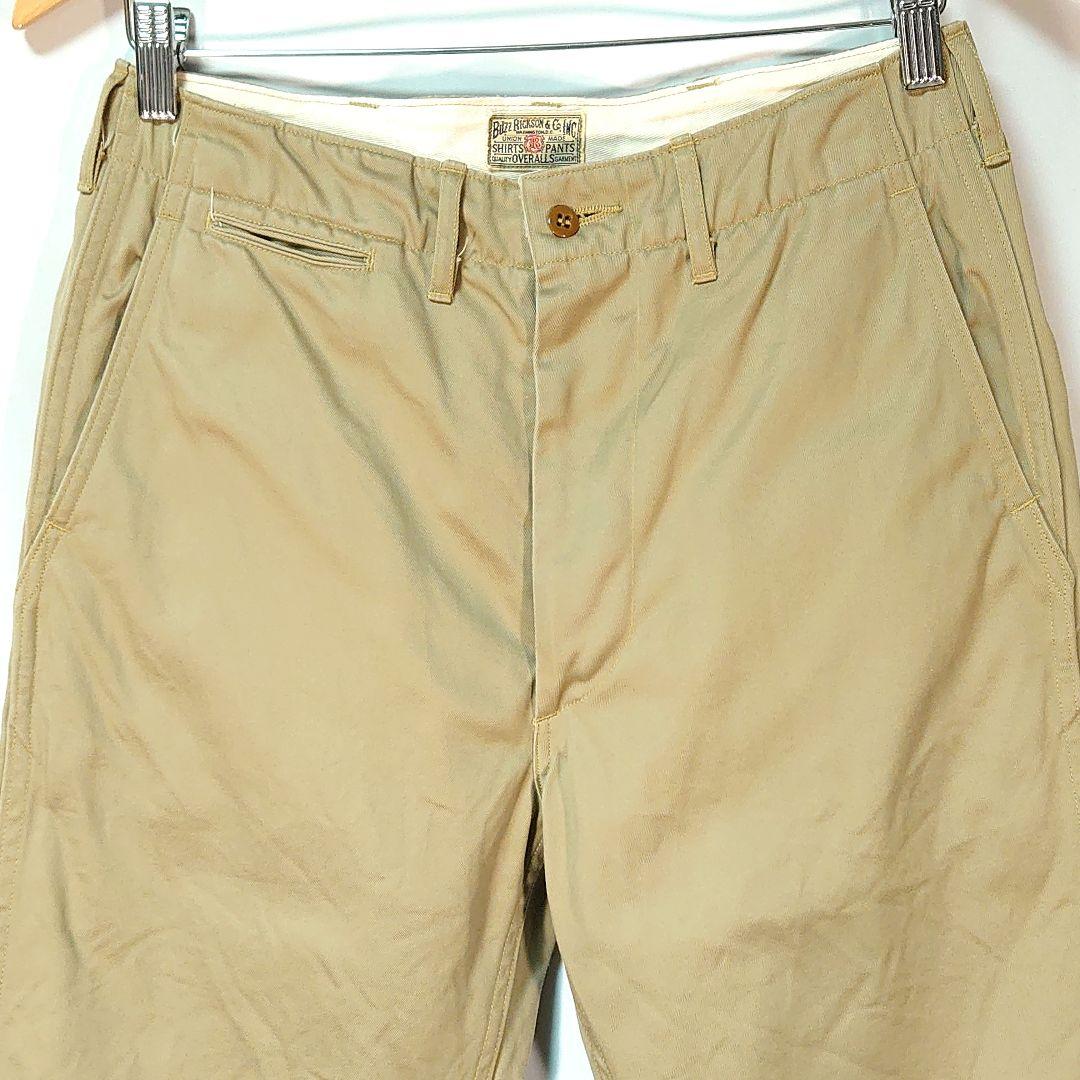 ✨美品✨バズリクソンズ チノパン BR40025 カーキ w30