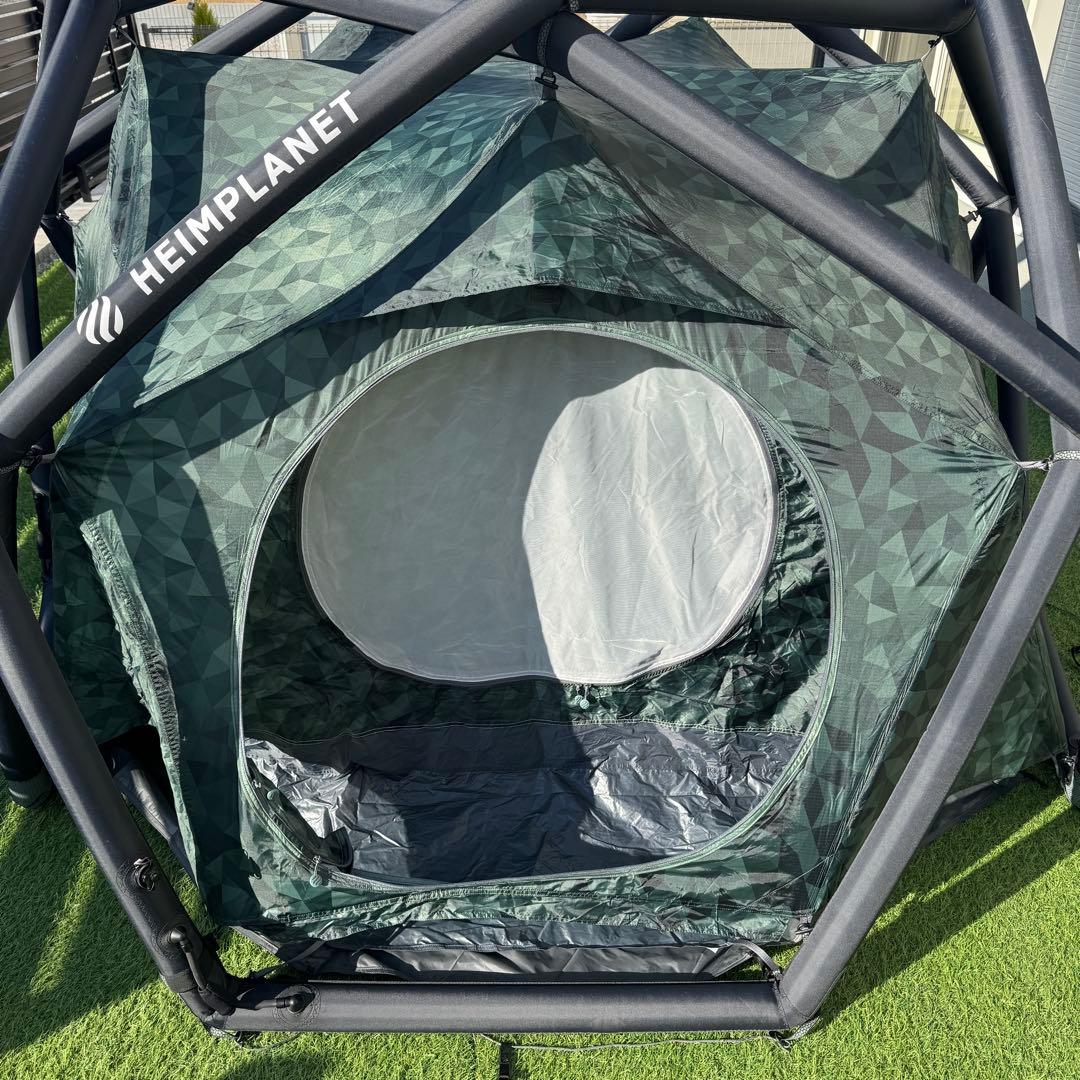 ハイムプラネット ケイブ エアーテント　ポンプ　フットプリント付き