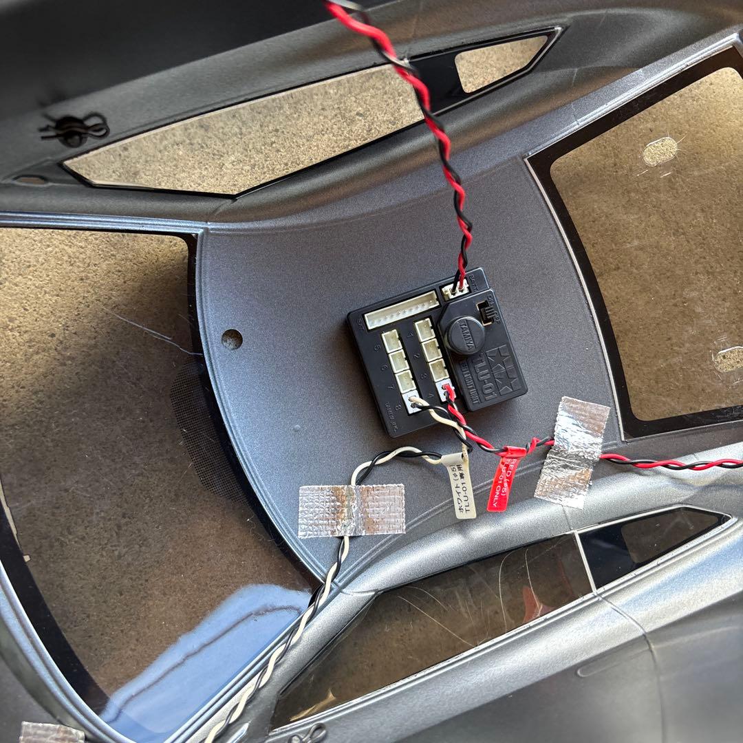 タミヤ　田宮模型TT-01 1/10スケール ラジコンカー R35GT-Rグレー