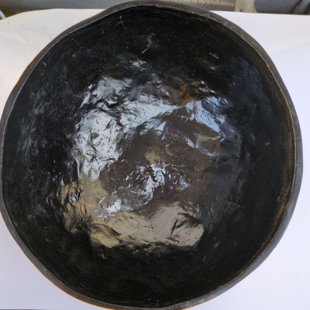 ひょうたん炭籠　内黒塗り ふくべ炭とり ひさごすみとり　茶道具　口切りの茶事