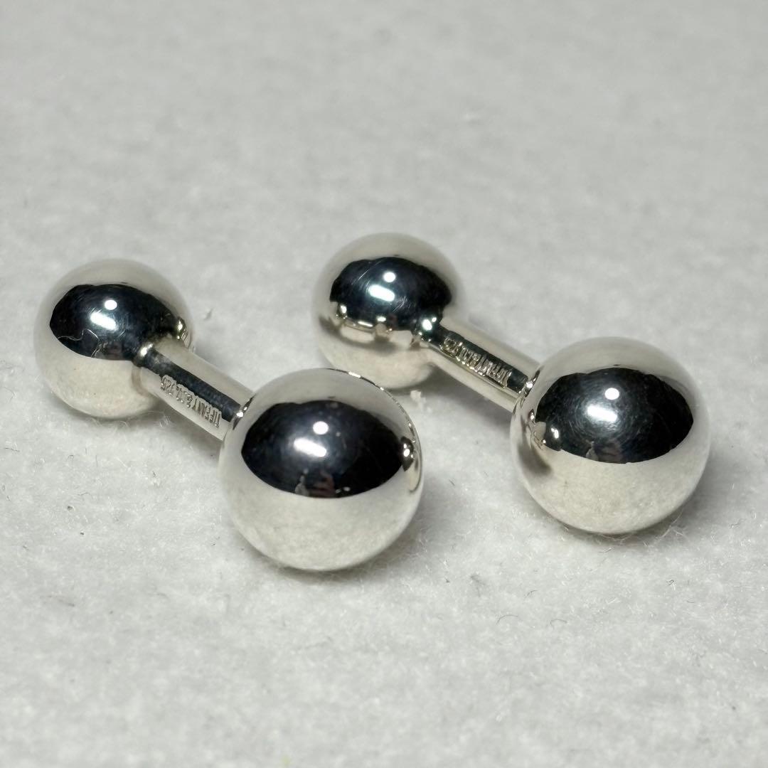【美品】Tiffany&Co. ティファニー カフリンクス カフス ダンベル