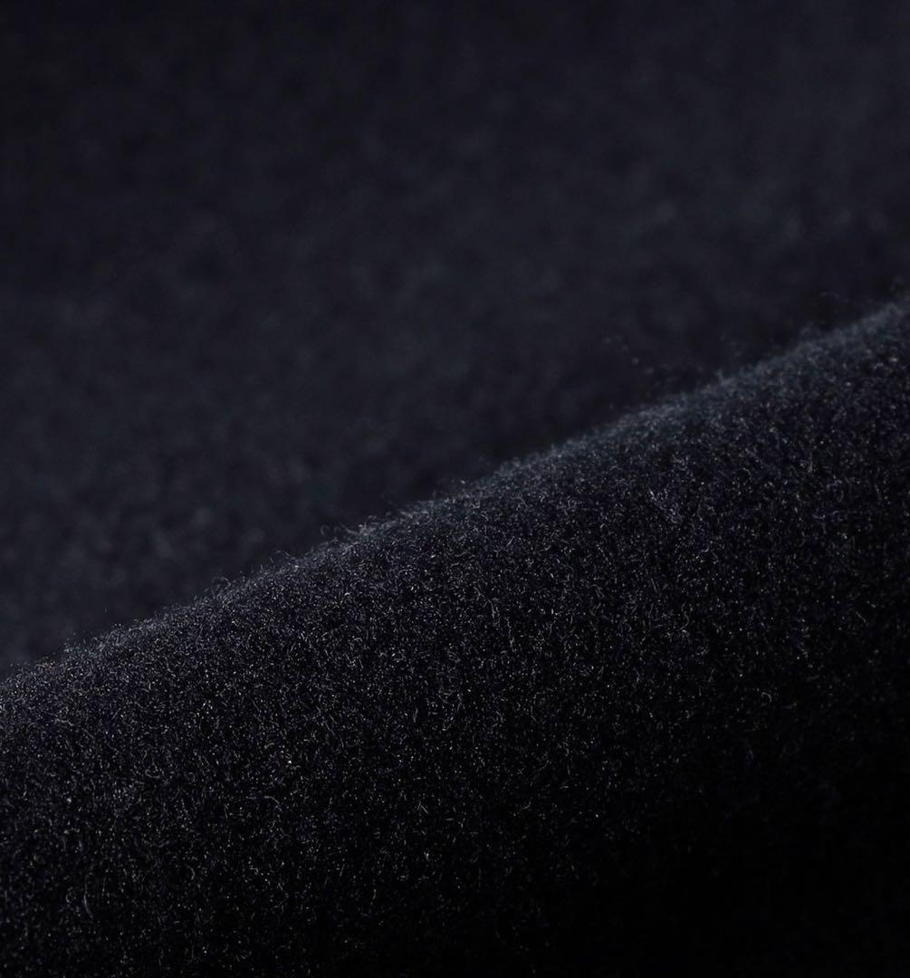 SHIPS新品 ウール ライク ジャージー メルトン 2WAY Pコート