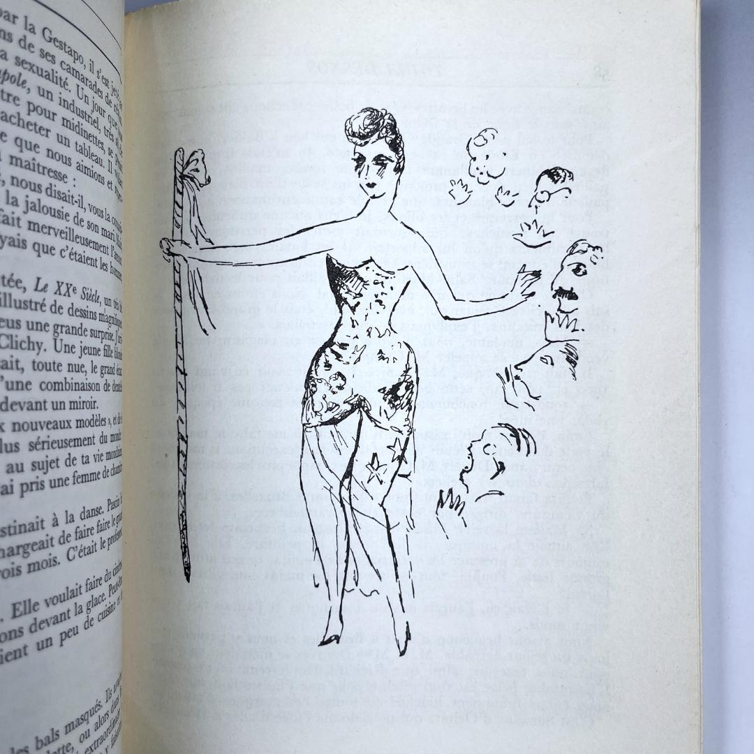 藤田嗣治 ユキの打ち明け話 1957年 藤田嗣治のエッチングによる表紙絵 挿画