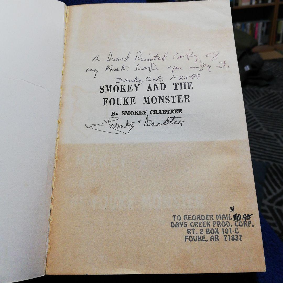 洋書 Smokey and the Fouke Monster by Crabtree