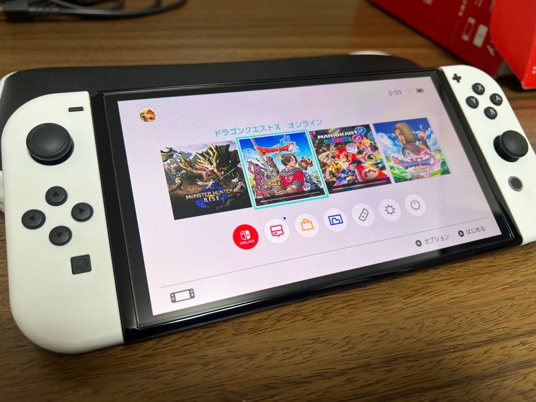 Nintendo Switch 有機ELモデル本体 + ゲーム3本セット