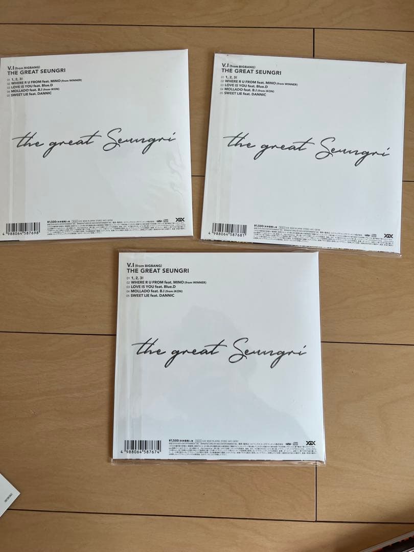 スンリ FIRST ソロアルバム THE GREAT セット