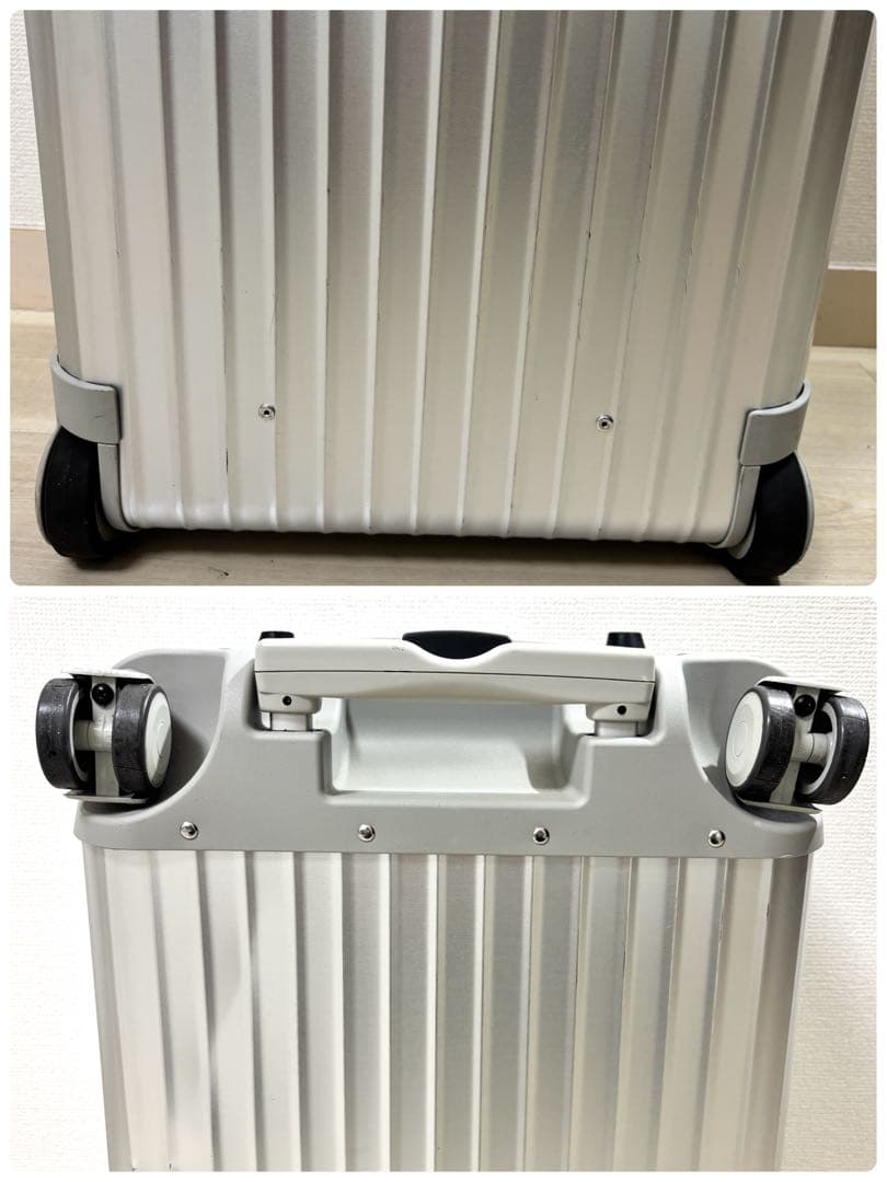【廃盤希少品】RIMOWA × PORSCHE アルミスーツケース　鍵、ポーチ付