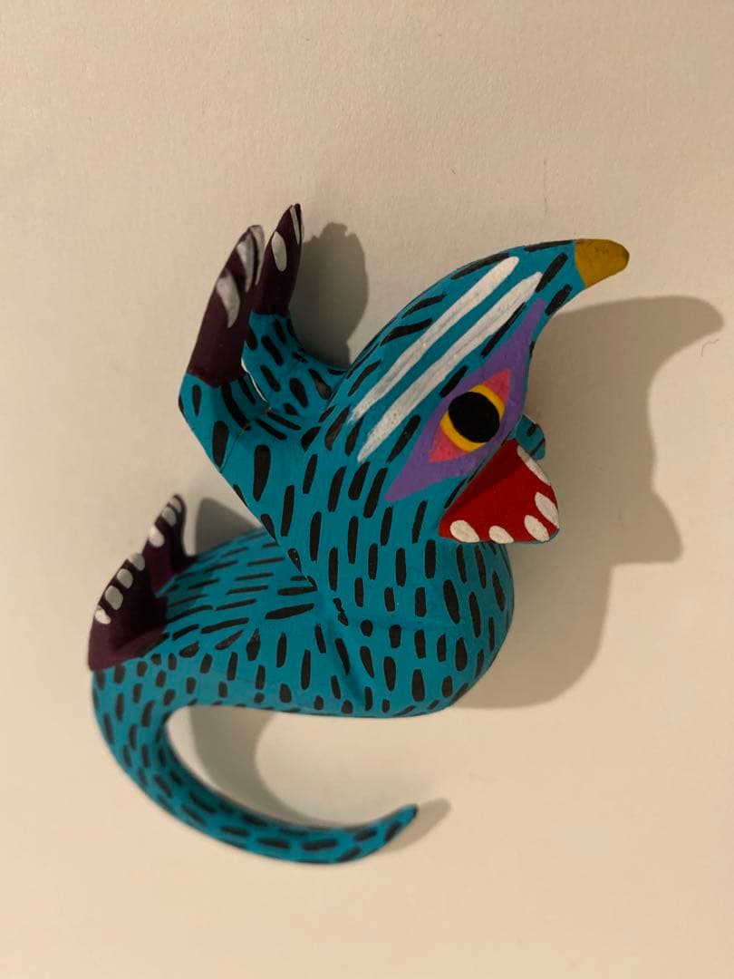 メキシコ　クラフトアート　メキシカン工芸品 木彫り人形