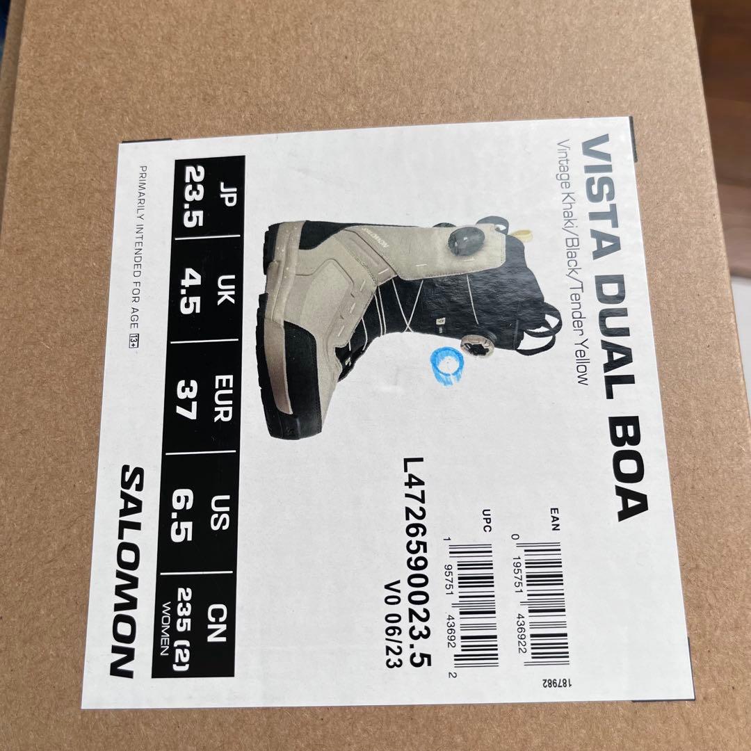 SALOMON VISTA DUAL BOA 23.5 スノボ　ブーツ