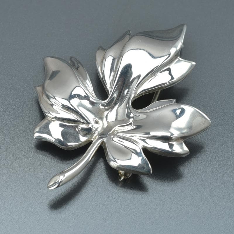 新品仕上げ◇ティファニー リーフ ブローチ STERLING 925 シルバー