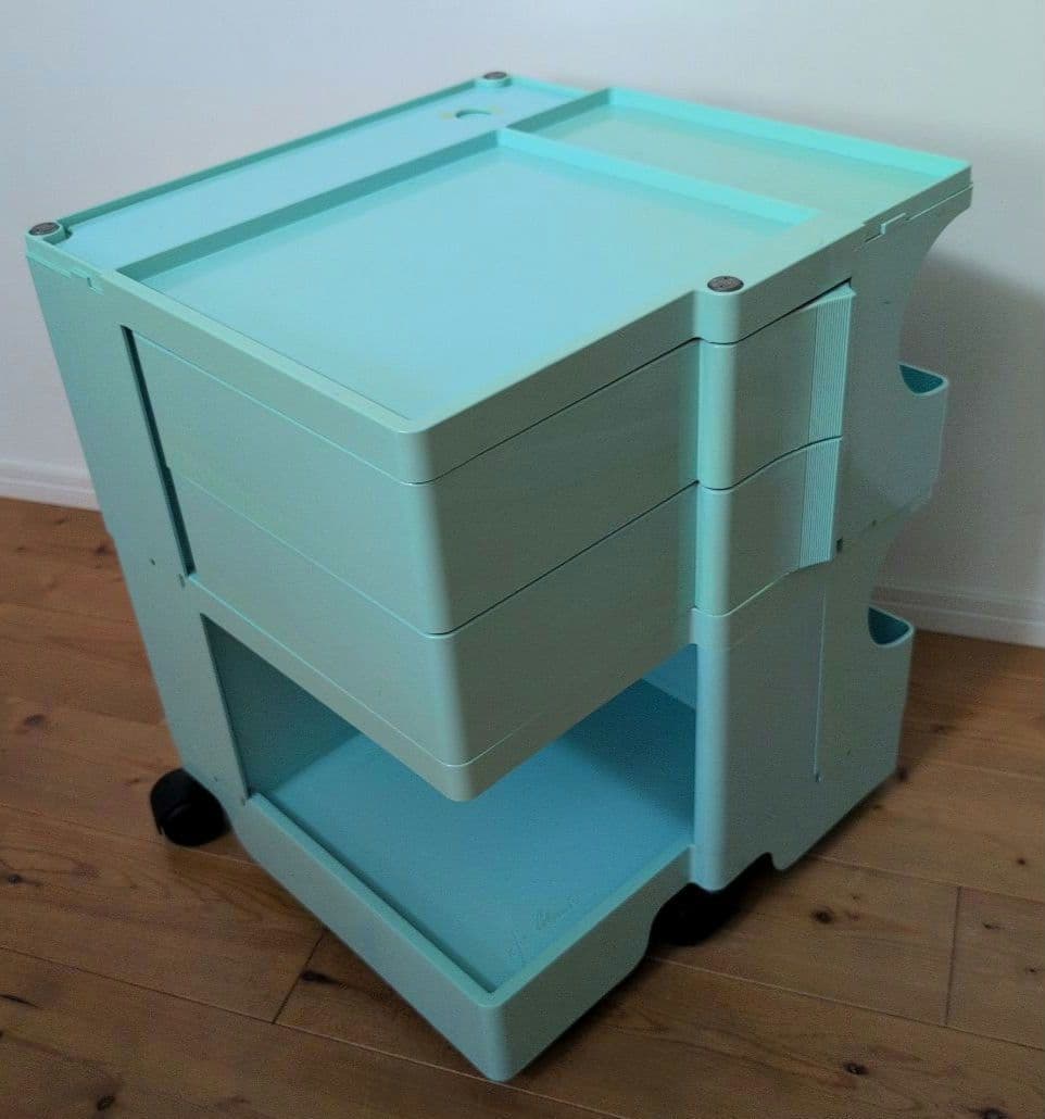 Joe Colombo B-LINE ビーライン ボビーワゴン2段　水色変色あり